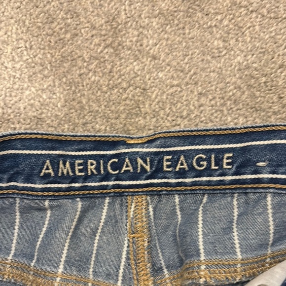 American Eagle Outfitters Blue Striped Jeans - Picture 3 of 6